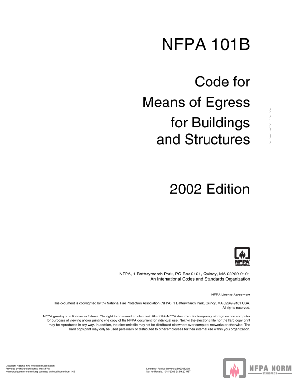 NFPA 101B PDF